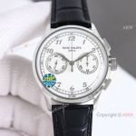 Swiss Copy Patek Philippe Complications 42 mm Men's White Dial Watches